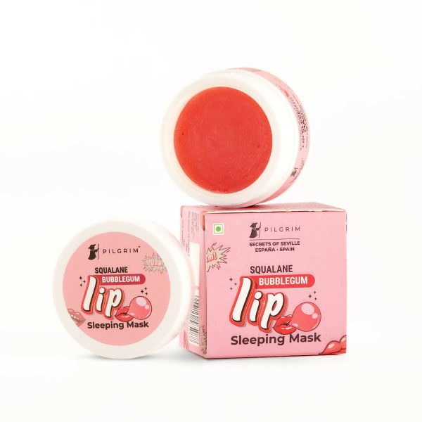 Pilgrim Spanish Lip Sleeping Mask (Bubblegum) with Shea Butter & Pomegranate For Hydrated & Soft Lips Cheap