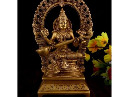 Vintage Gulley Goddess Saraswati Murti Supply