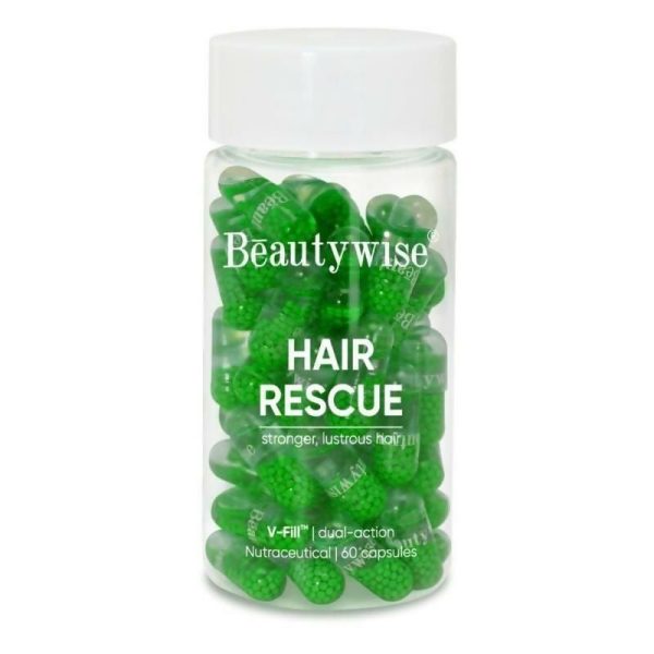 Beautywise Hair Rescue - Keratin & Biotin in Avocado Oil - Dual-Action Capsules Online now