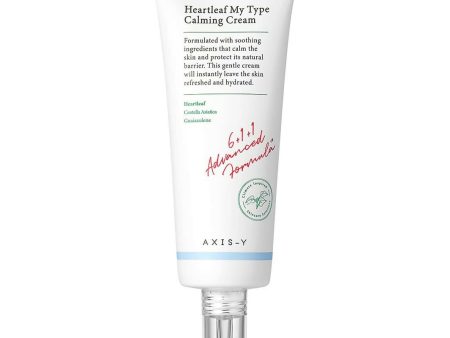 AXIS-Y Heartleaf My Type Calming Cream, Hydrating Gel Moisturizer, Korean Skincare For Sensitive Skin For Discount