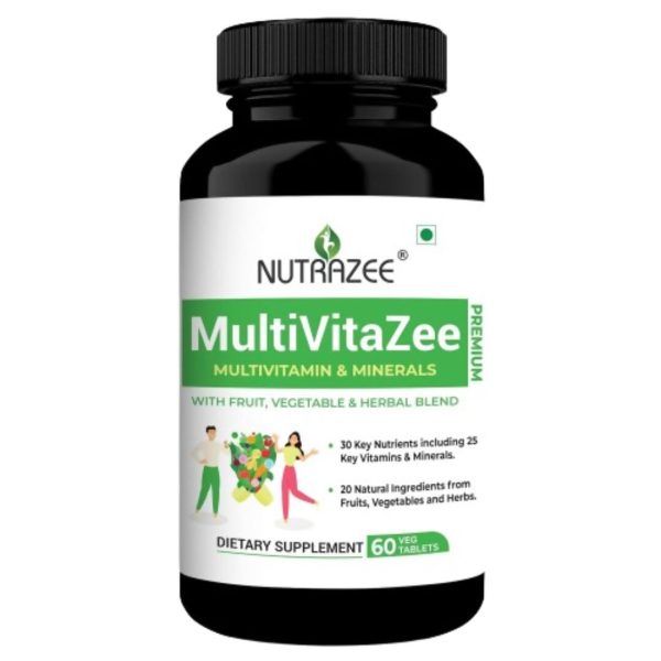 Nutrazee MultiVitaZee Multivitamin & Minerals Tablets Supply