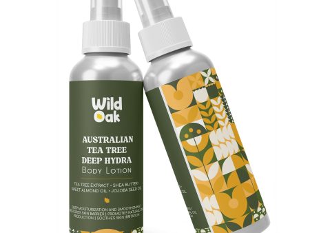 Wild Oak Shea Butter & Australian Tea Tree Body Lotion Sale