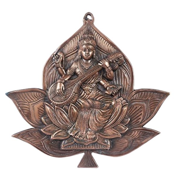 Wall Hanging Goddess Saraswati Idol on Sale