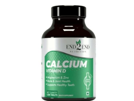 End2End Nutrition Calcium Vitamin D Tablets Fashion