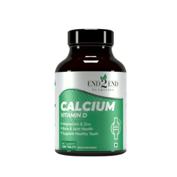 End2End Nutrition Calcium Vitamin D Tablets Fashion