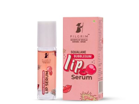 Pilgrim Spanish Lip Serum (Bubblegum) with Roll-on For Visibly Plump Lips, Hydrating Lip Serum For Dark Lips Supply