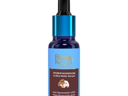 Blue Nectar Plant Based Kojic Acid Serum with Rice Water & Mushroom for Pigmentation & Dark Spots Removal Discount