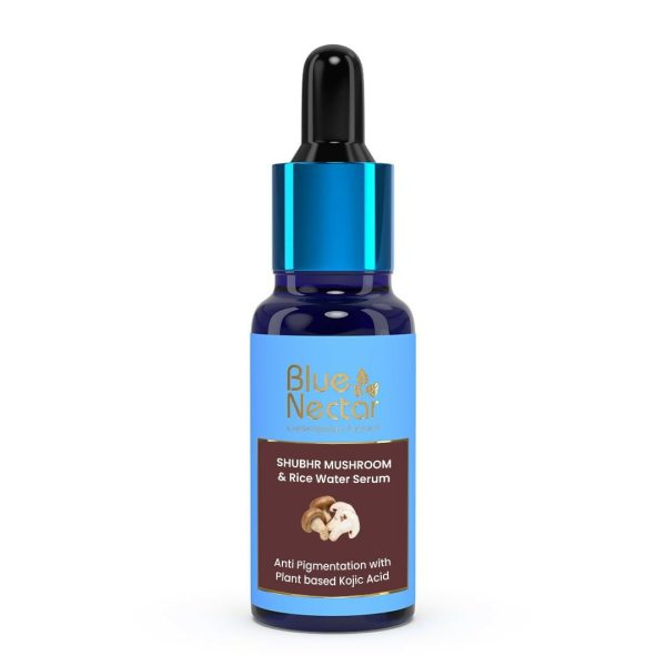 Blue Nectar Plant Based Kojic Acid Serum with Rice Water & Mushroom for Pigmentation & Dark Spots Removal Discount