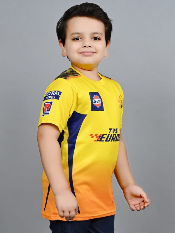 Baesd Boys Round Neck IPL Cricket Jersey T20 T-shirt Cheap