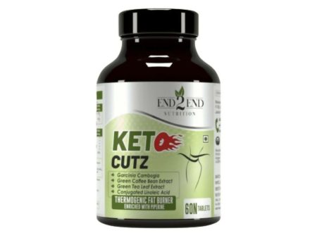 End2End Nutrition Keto Cutz Fat Burner For Weight Loss Tablets For Sale