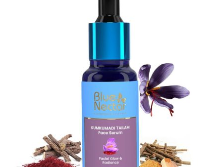 Blue Nectar Kumkumadi Tailam Skin Brightening Face Oil for Glowing Skin, Dull & Damage Skin Repair Cheap