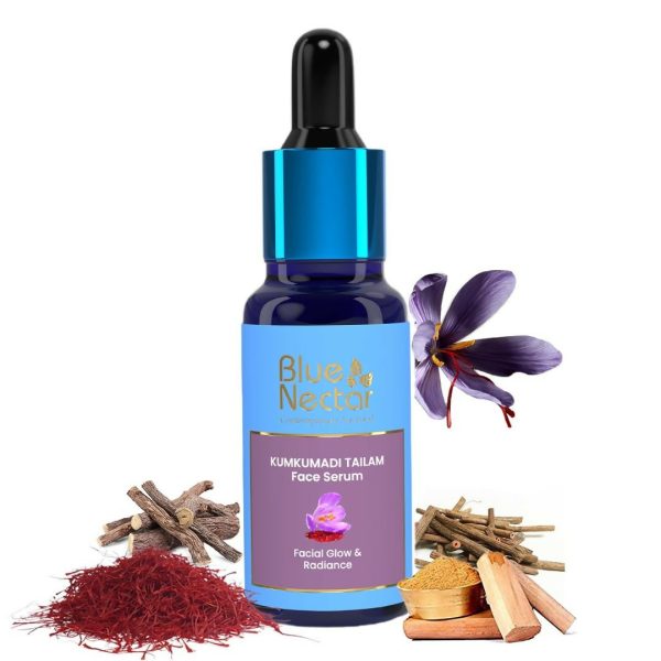 Blue Nectar Kumkumadi Tailam Skin Brightening Face Oil for Glowing Skin, Dull & Damage Skin Repair Cheap