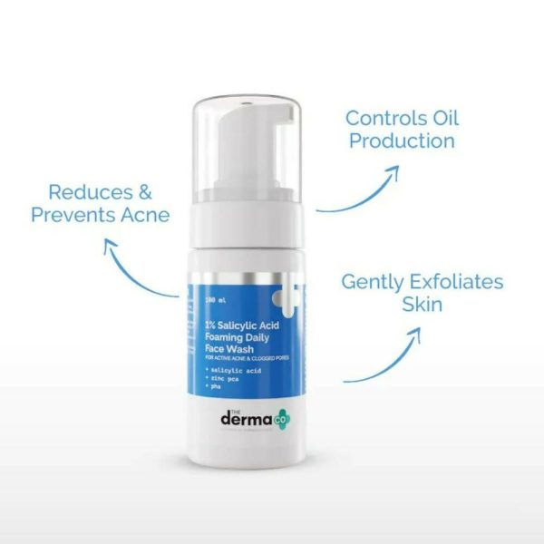 The Derma Co 1% Salicylic Acid Foaming Daily Face Wash For Sale