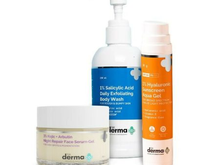 The Derma Co Glowing & Smooth Skincare Kit Online now