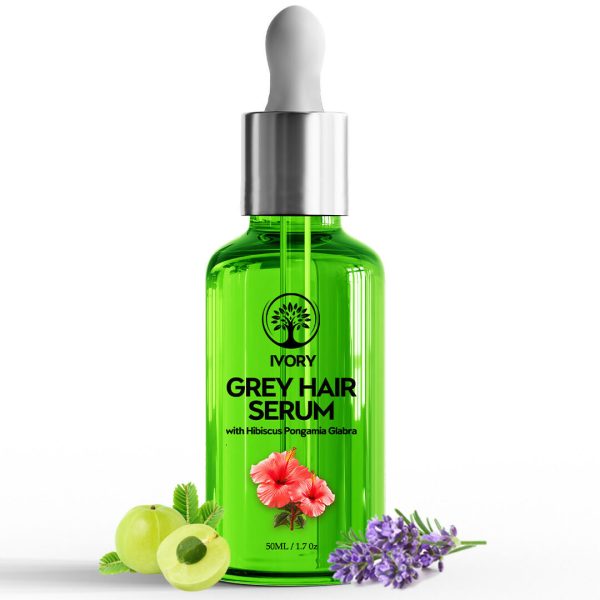 Ivory Natural Grey Hair Serum - Restore Natural Hair Color Online now