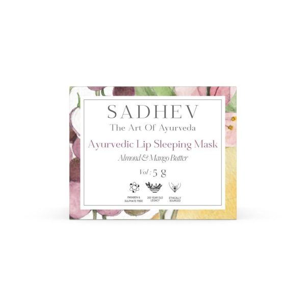 Sadhev Ayurvedic Lip Sleeping Mask With Almond & Mango Butter Supply