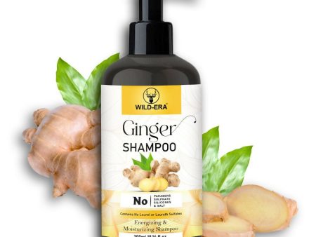 Wildera Ginger Shampoo For Hair Fall Control - Energizing Formula Supply