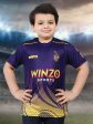 Baesd Boys Sports Round Neck Printed Cricket Jersey IPL, T20 T-shirt Online Sale