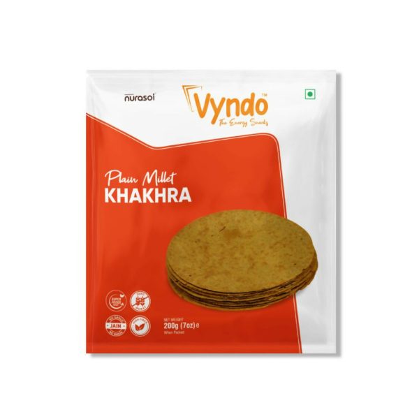 Vyndo Plain Millet Khakhra Online now