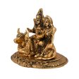 Collectible India Handcrafted Shiva Parvati Ganesh Idol For Cheap