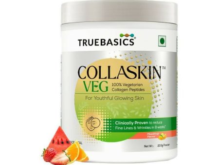 TrueBasics Collaskin Mixed Fruit Flavour 100% Vegetarian Collagen Peptides Online Hot Sale