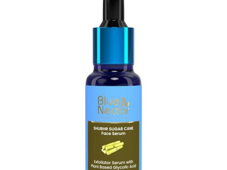 Blue Nectar AHA Exfoliator for Face with Plant Based Glycolic Acid from Sugarcane for Deep Exfoliation Online