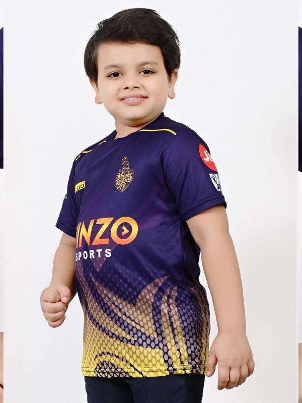 Baesd Boys Sports Round Neck Printed Cricket Jersey IPL, T20 T-shirt Online Sale