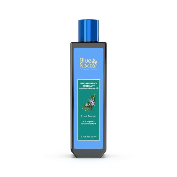 Blue Nectar Briganantadi Rosemary Hair Nourishment Oil Online Hot Sale