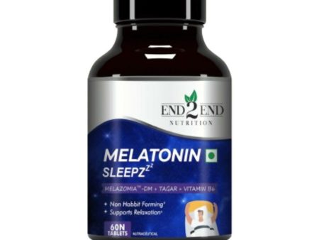 End2End Nutrition Melatonin Sleepzzz Tablets on Sale