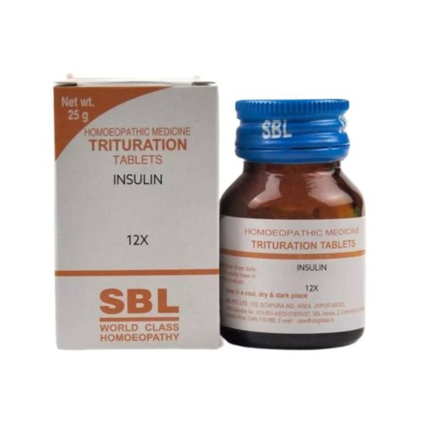 SBL Homeopathy Insulin Trituration Tablets Online Hot Sale