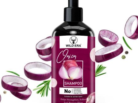 Wildera Onion Oil Shampoo with Red Onion Seed Oil Extract, Black Seed Oil & Pro-Vitamin B5 Online Sale