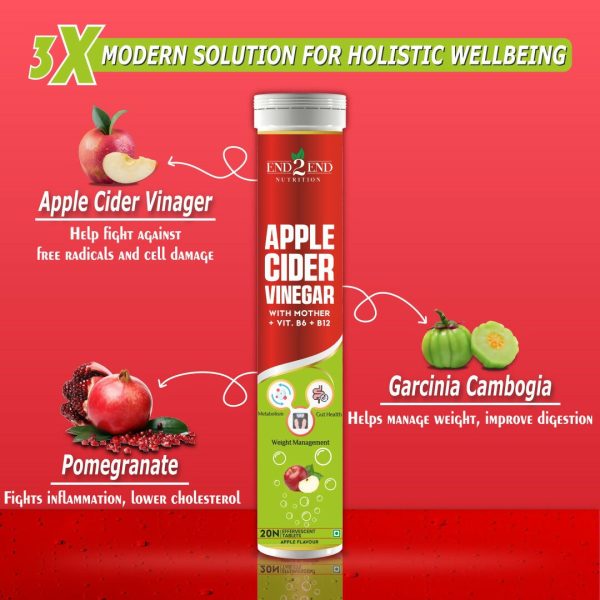 End2End Nutrition Apple Cider Vinegar Tablets Online Hot Sale