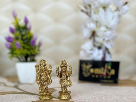 Vyomika Decor Small Lakshmi Vishnu Murti God And Goddess Standing Idol on Sale