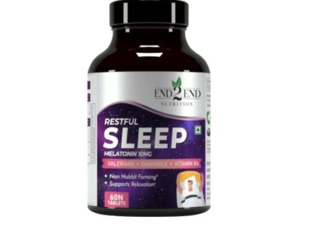 End2End Nutrition Restful Sleep Melatonin Tablets Online Hot Sale