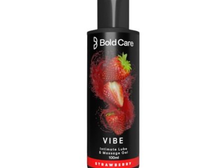 Bold Care Vibe Strawberry Flavor Massage Gel Sale