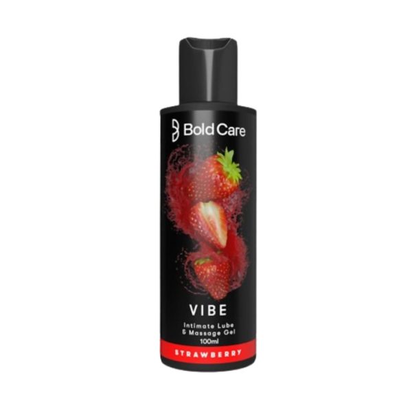 Bold Care Vibe Strawberry Flavor Massage Gel Sale