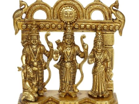 Artvarko Brass Ram Darbar Statue Shree Ram Ji Sita Laxman Hanuman Online