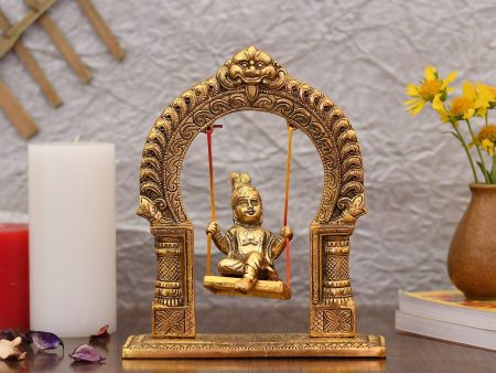 Collectible India Metal Laddu Gopal Idol Sale