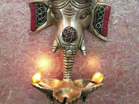 Artvarko Brass Ganesha Wall Hanging Hot on Sale