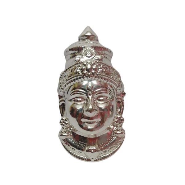 Bhakti Minds Silver Plated Goddess Lakshmi Devi Face Mukhota Online