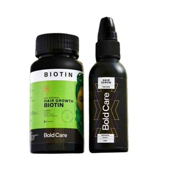 Bold Care Procapil Hair Serum + Biotin Supplements Combo Supply