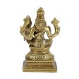 Craftvatika Lakshmi Narasimha Murti Brass Vishnu Laxmi Narayan Idol Statue Online now