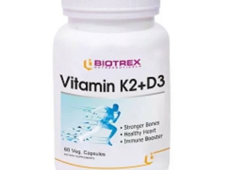 Biotrex Vitamin K2+D3 Veg Capsules on Sale